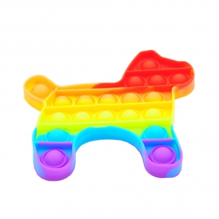 Antistresinis žaislas POP - It šuniukas  įvairių spalvų, 13,5 x 15 cm
