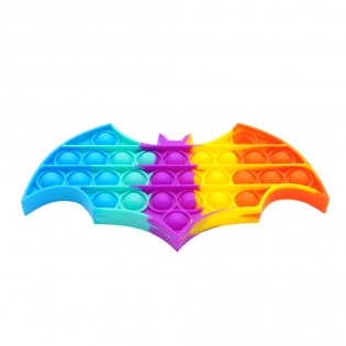 Antistresinis žaislas POP - It šikšnosparnis įvairių spalvų,  11 x 19 cm