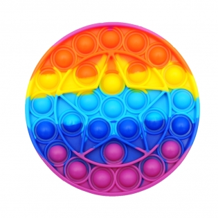 Antistresinis žaislas POP - It spalvotas apskritimas su žvaigžde, Ø 12,3 cm