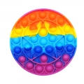 Antistresinis žaislas POP-IT spalvotas apskritimas su žvaigžde, Ø 12,3 cm