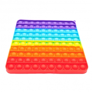 Antistresinis žaislas POP - It  spalvotas kvadratas, 20 x  20 cm