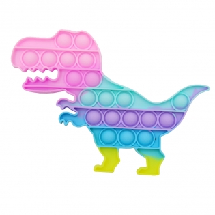 Antistresinis žaislas POP - It  spalvotas dinozauras