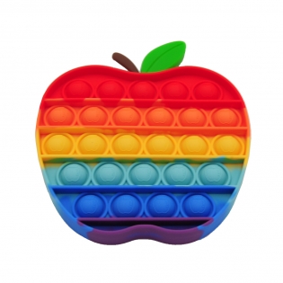 Antistresinis žaislas POP - It  spalvotas obuolys