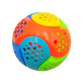 Šoklus ir muzikinis, plastikinis kamuoliukas, ∅ 10 cm