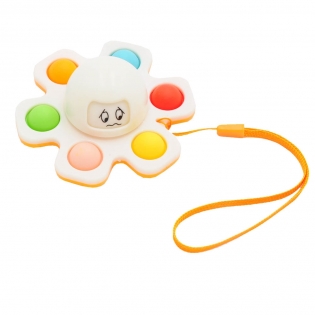 Antistresinis žaislas POP - IT suktukas su emocijų veiduku