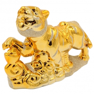Statula tigras, aukso spalvos