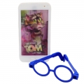 Žaislinis telefonas su akiniais
