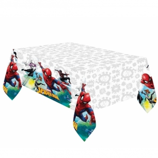 Staltiesė vaikų gimtadieniui "Spiderman", plastikinė