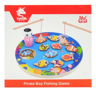 Medinis žaislas - žvejyba