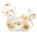 Porceliano statulėlė "Beždžionė", 6,5 cm