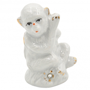 Porceliano staulėlė "Beždžionė", 7 cm