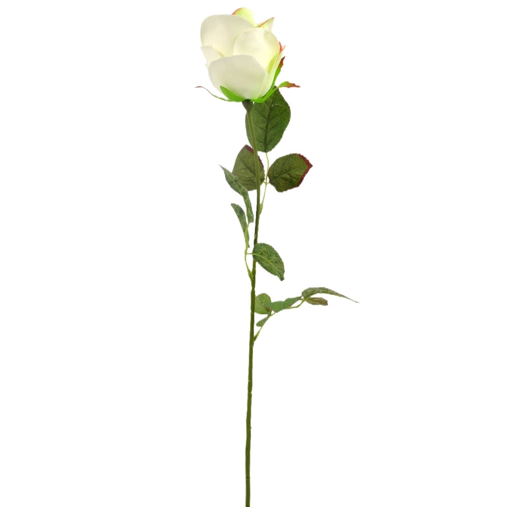 Dirbtinė gėlė rožė su kotu, 70 cm