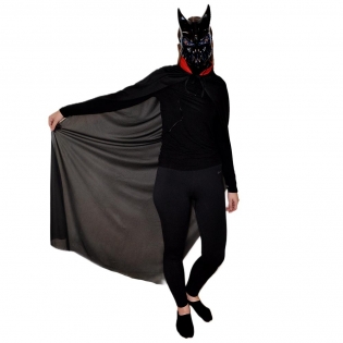 Helovino kostiumas "Vampyro" apsiaustas, 140 cm