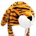 Pliušinė tigro kepurė judančiomis ausimis