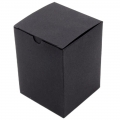 Dovanų dėžutė juoda, 7 x 7 x 9,5 cm