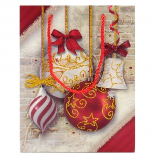 Kalėdinis dovanų maišelis, 23 x 18 cm