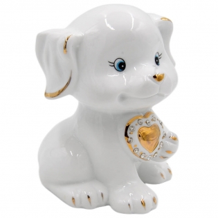 Porceliano statulėlė-taupyklė "Šuniukas"
