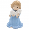 Porceliano statulėlė "Angelas su avinėliu"