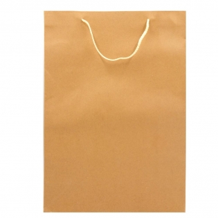 Dovanų maišelis rudas, 44 x 31 cm
