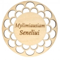 Padėkliukas "Mylimiausiam seneliui"