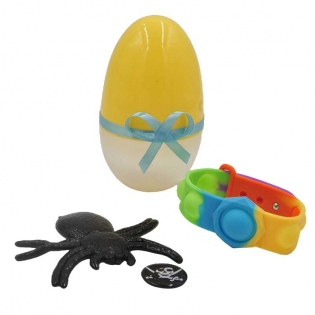 Kiaušinis-siurprizas su žaisliukais, 13 x 7 cm