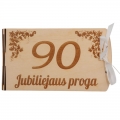 Medinis vokelis pinigams "90 jubiliejaus proga"