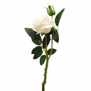 Dirbtinė rožės šaka, 41 cm