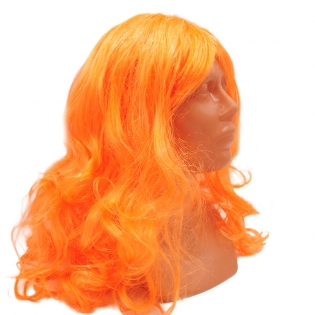 Oranžinių plaukų perukas,...
