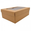 Dovanų dėžutė su langeliu, 32x22x11 cm