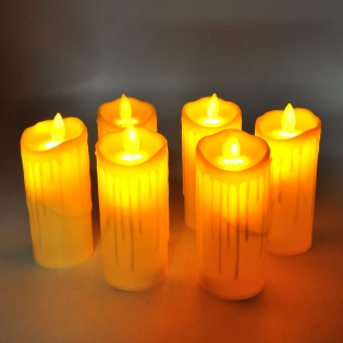 LED žvakė, h 11 x 5 cm