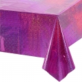 Rožinė staltiesė  (holografinė), 137 x 183 cm