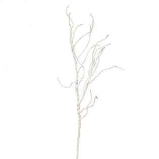 Dirbtinė balta šaka, 83 cm