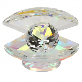 Stiklinė kriauklė su deimantu
