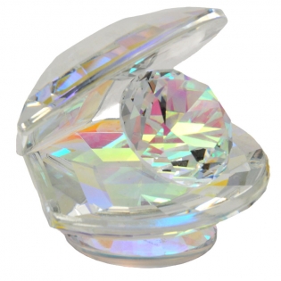 Stiklinė kriauklė su deimantu