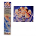 Deimantinė mozaika ant drobės "Trys angeliukai", 30 x 40 cm