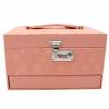 Papuošalų dėžutė, rožinė (30x20x18 cm)