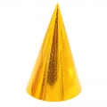 Auksinė gimtadienio kepuraitė, h 20 cm