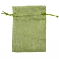 Drobinis dovanų maišelis žalias, 10 x 14 cm