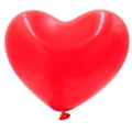 Raudonas širdies formos balionas (30 cm)