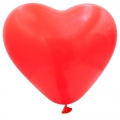 Raudonas širdies formos balionas (22 cm)