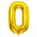Folinis balionas skaičius "0", 95 cm