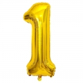 Folinis balionas skaičius "1", 95 cm