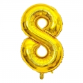 Folinis balionas skaičius "8", 95 cm