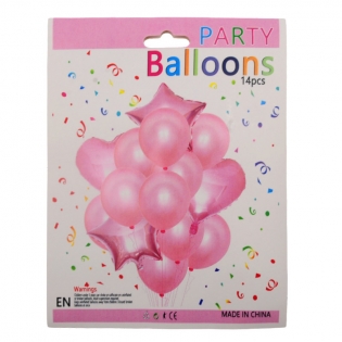 Rožinis balionų rinkinys,...