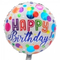 Folinis balionas "Happy Birthday", 45 cm