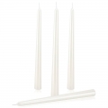 Ilgos baltos žvakės, 4 vnt. (30 cm)