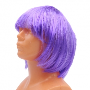 Violetinių plaukų perukas,...