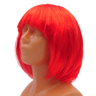 Raudonų plaukų perukas, 28 cm