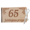 Medinis vokelis pinigams "65 jubiliejaus proga"