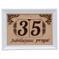 Rėmelis pinigams "35 jubiliejaus proga"